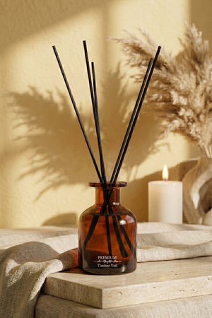 Timber Veil Sandalwood Reed Diffuser – 150 ml