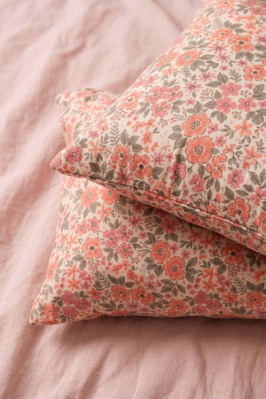 Pink Spring Cotton 2-Piece Pillowcase Set 50x70 cm