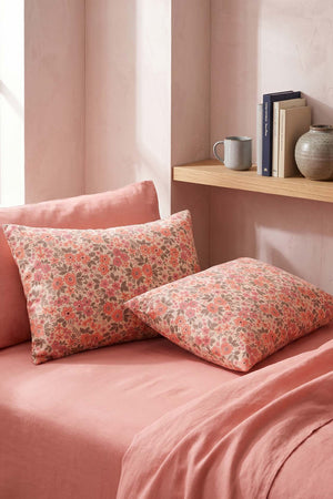 Pink Spring Cotton 2-Piece Pillowcase Set 50x70 cm
