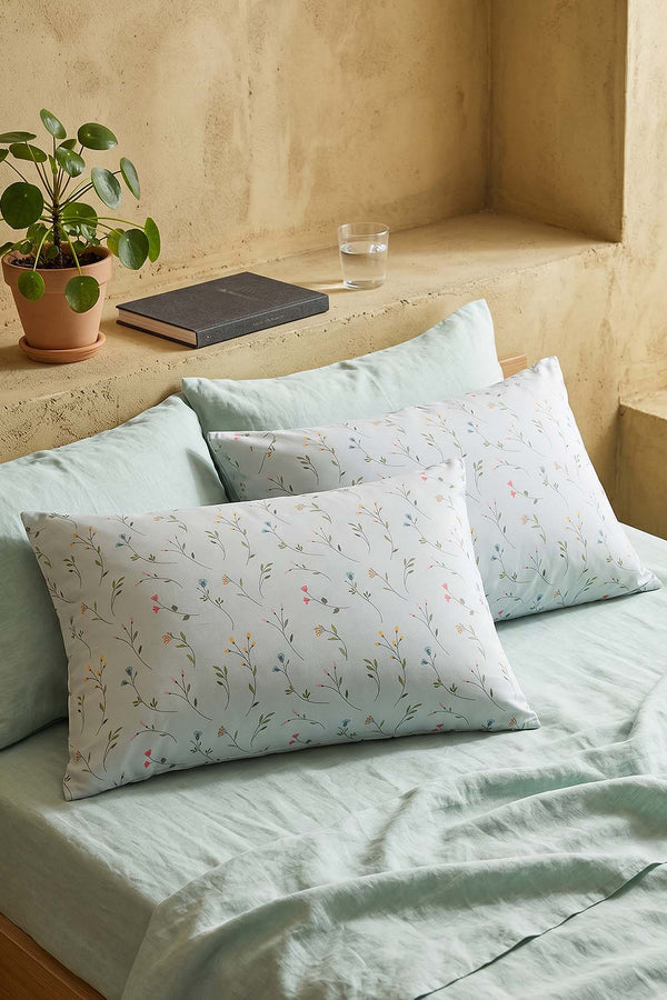 Clara Green 2-Piece Pillowcase Set 50x70 cm