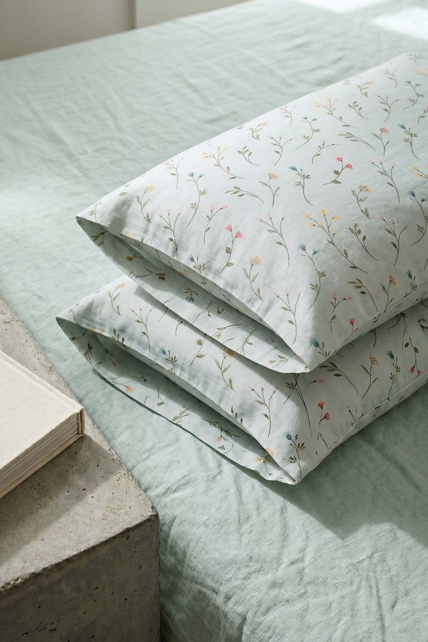 Clara Green 2-Piece Pillowcase Set 50x70 cm