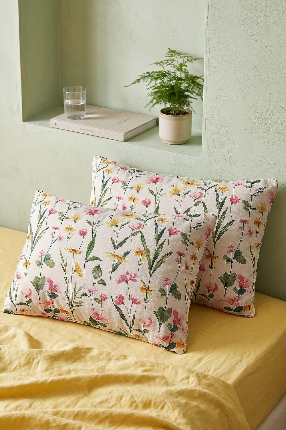 Botanical Cotton 2-Piece Pillowcase Set 50x70 cm