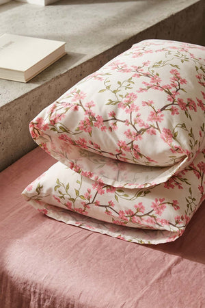 Sakura Cotton 2-Piece Pillowcase Set 50x70 cm