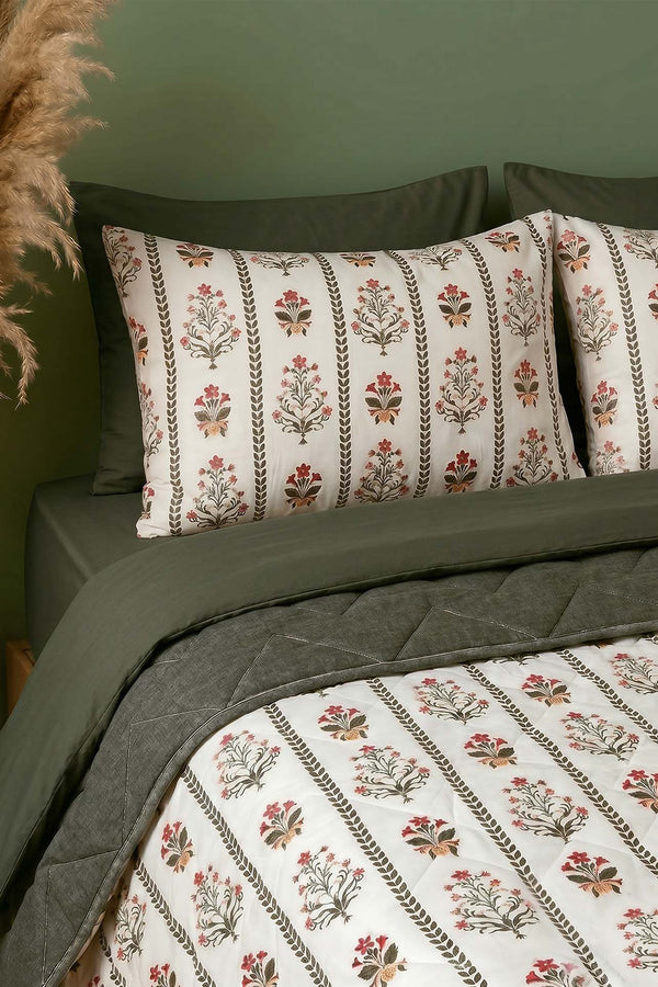 Lora Double Duvet Cover & Bedspread Set – 7-Piece Bedding Set