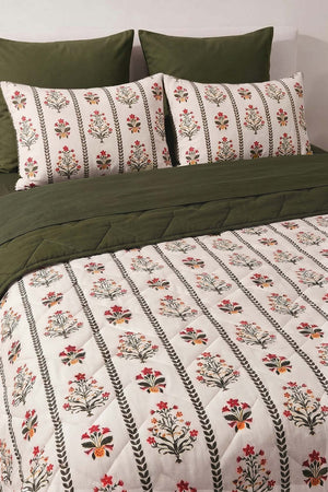 Lora Double Duvet Cover & Bedspread Set – 7-Piece Bedding Set