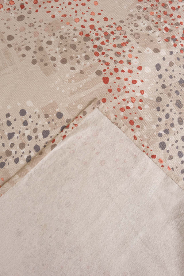Nokta Harmoni Çift Kişilik Baskılı Pike Yatak Örtüsü 200X230 Cm