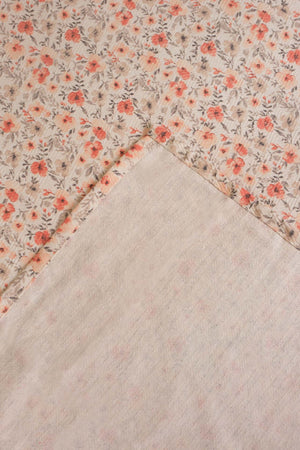 Mercan Esintisi Çift Kişilik Baskılı Pike Yatak Örtüsü 200X230 Cm