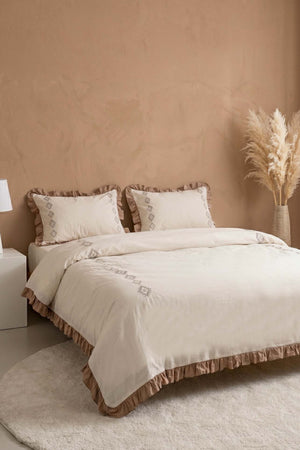 Damask Flora 0 Pamuklu Nevresim Takımı - 4 Parça