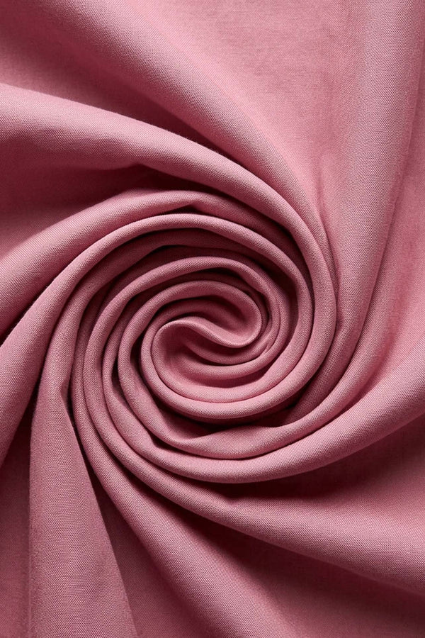 Dusty Rose Ranforce Cotton Double Fitted Sheet Set – 160 × 200 cm