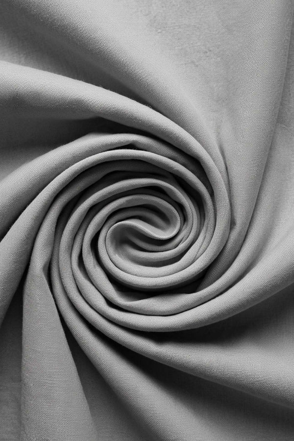 Gray Ranforce Cotton Double Fitted Sheet Set – 160 × 200 cm