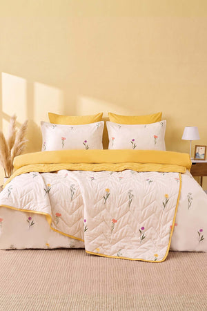 Bella Double Bedding Set with Duvet Cover and Piqué – 7-Piece Bridal Dowry Set