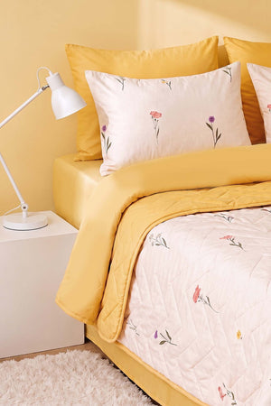 Bella Double Bedding Set with Duvet Cover and Piqué – 7-Piece Bridal Dowry Set