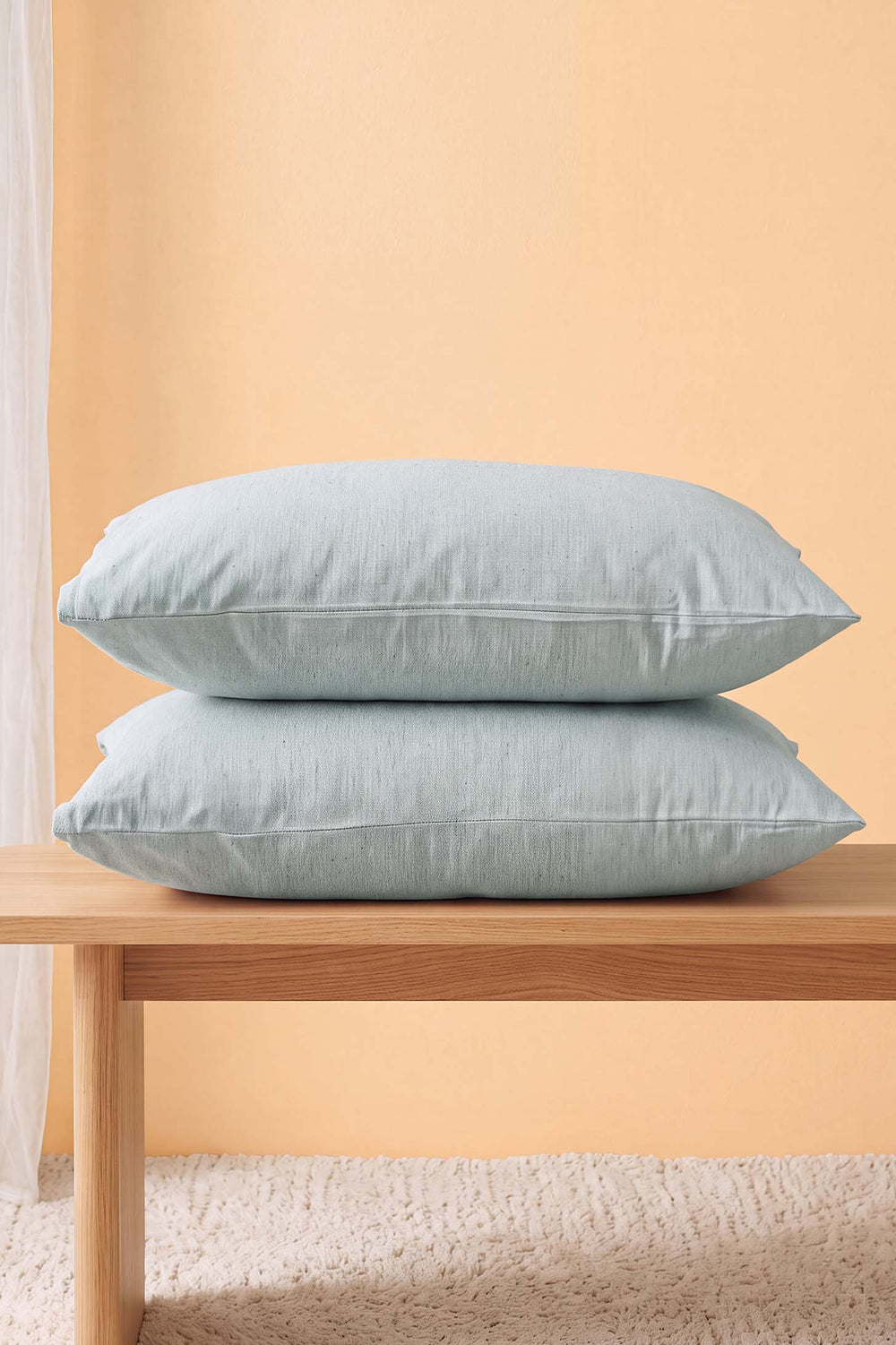 Mint 2-Piece Cotton Pillowcase Set 50x70 Cm