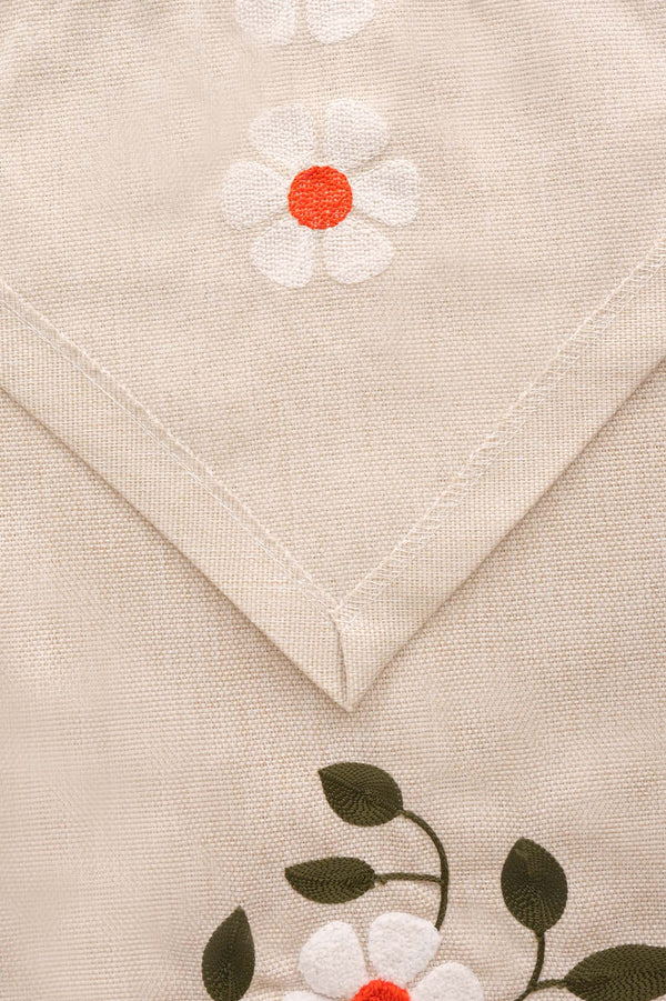 Pure Daisy Kasso Punch İşlemeli Runner 35X110 Cm