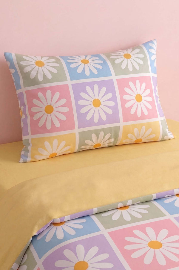 Candy Bloom Tek Kişilik Pamuklu Nevresim Takımı