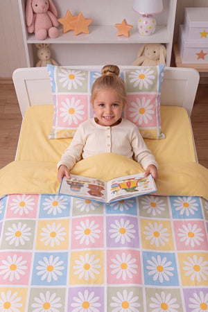 Candy Bloom Tek Kişilik Pamuklu Nevresim Takımı