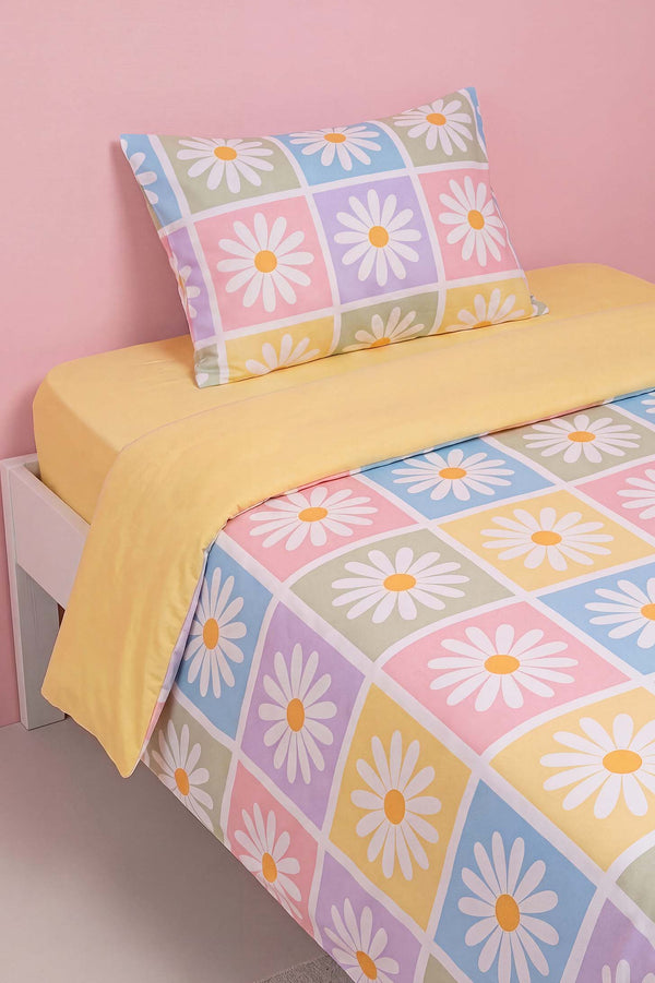 Candy Bloom Tek Kişilik Pamuklu Nevresim Takımı
