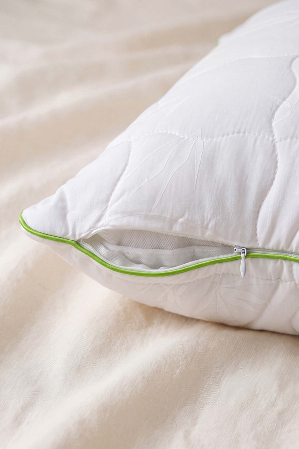 Bamboo Kapitoneli Fermuarlı Yastık