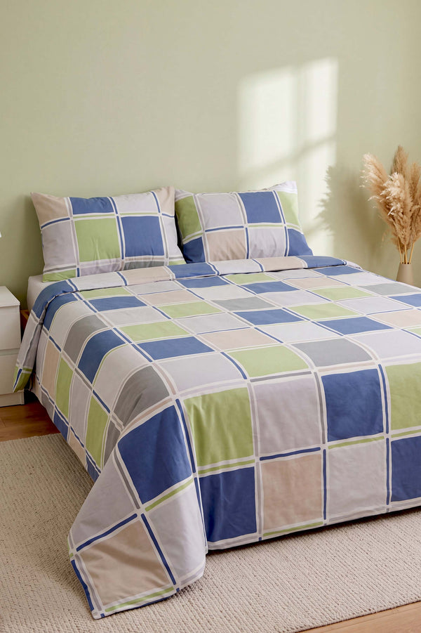 Rubicupe 100% Cotton Ranforce Double Duvet Cover Set 4 Pieces