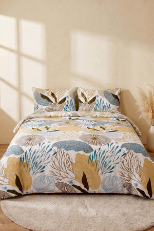 Dune Blue Double Duvet Cover Set 4 Pieces