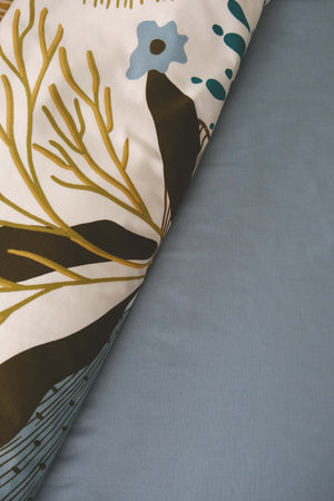 Dune Blue Double Duvet Cover Set 4 Pieces