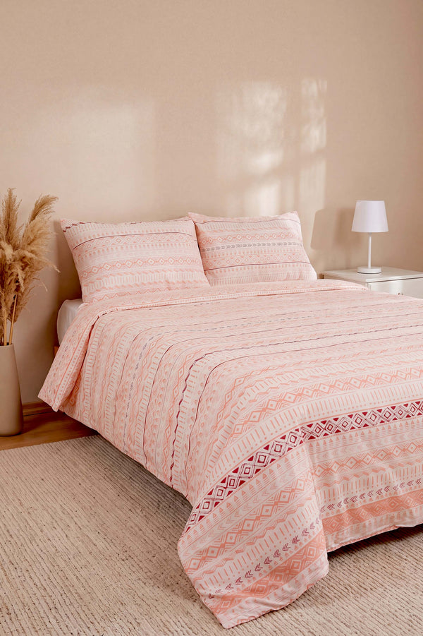 Havana 100% Cotton Ranforce Double Duvet Cover Set 4 Pieces
