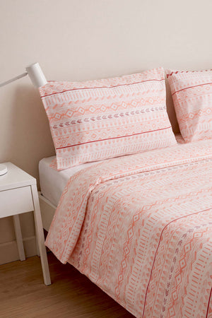 Havana 100% Cotton Ranforce Double Duvet Cover Set 4 Pieces