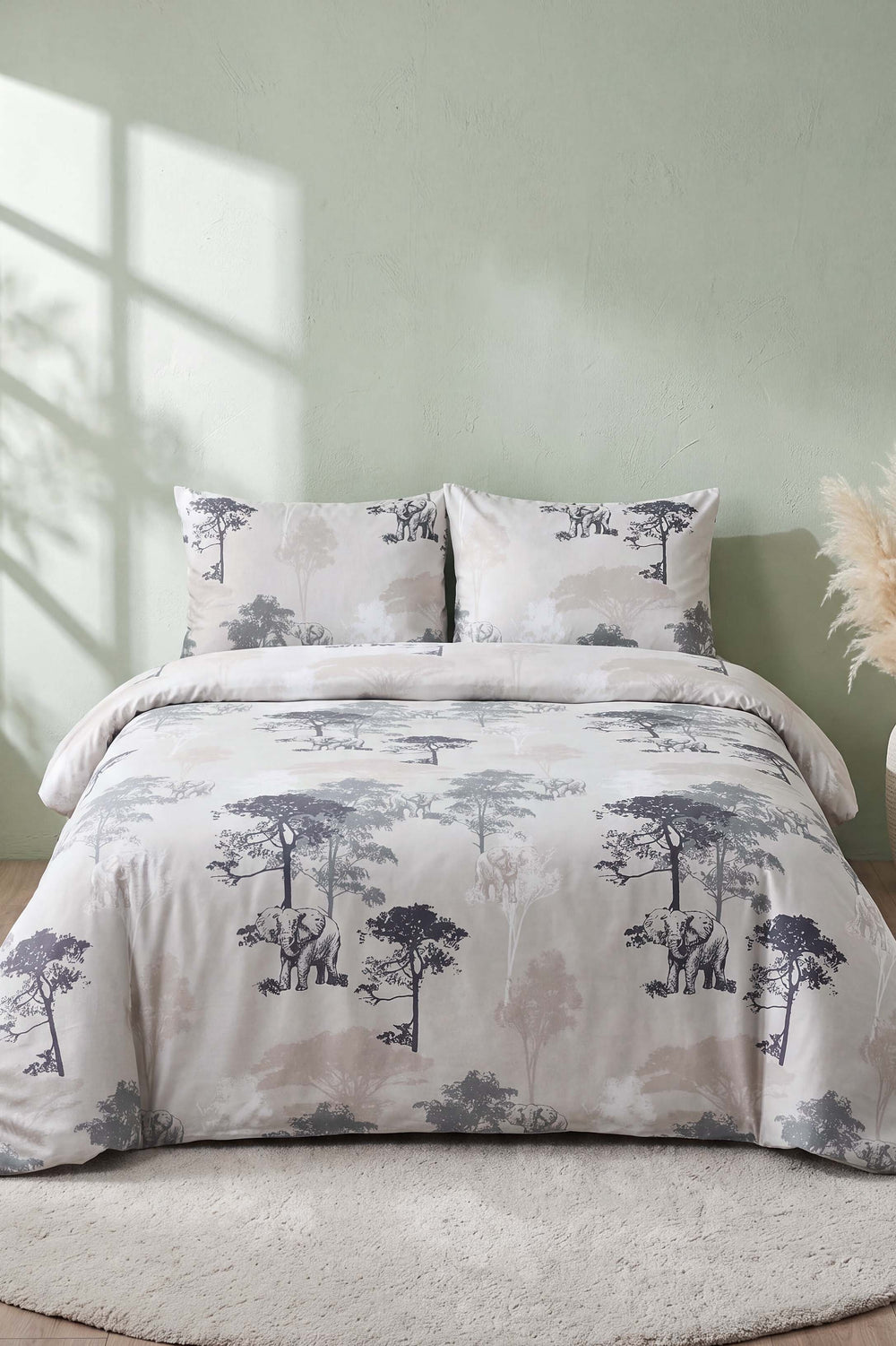 Simple Elegance Ranforce Double Duvet Cover Set 4 Pieces