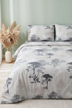 Simple Elegance Ranforce Çift Kişilik Nevresim Takımı 4 Parça