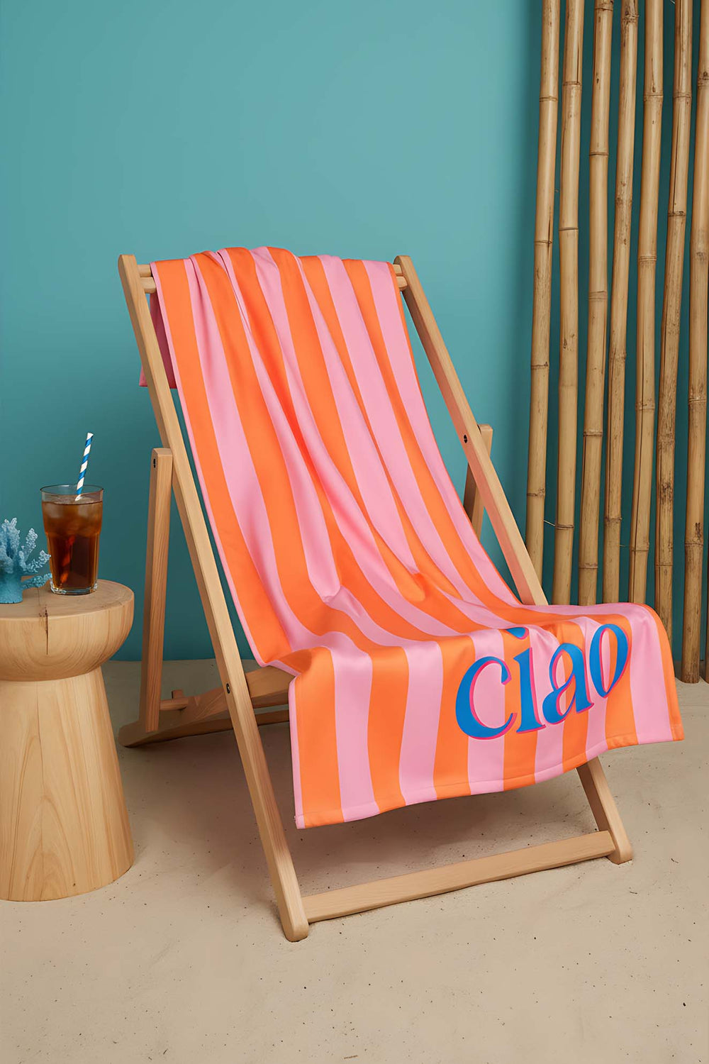 Ciao Striped Beach Towel 70x150 cm