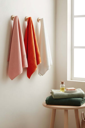Natural Colored 5-Piece 100% Cotton Towel Set 50x90