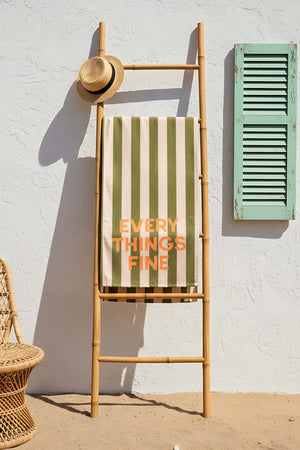 Every Things Fine Striped Beach Towel 70x150 cm