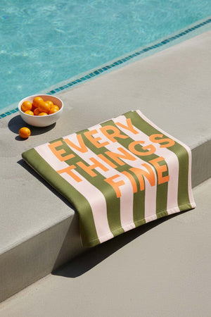 Every Things Fine Striped Beach Towel 70x150 cm