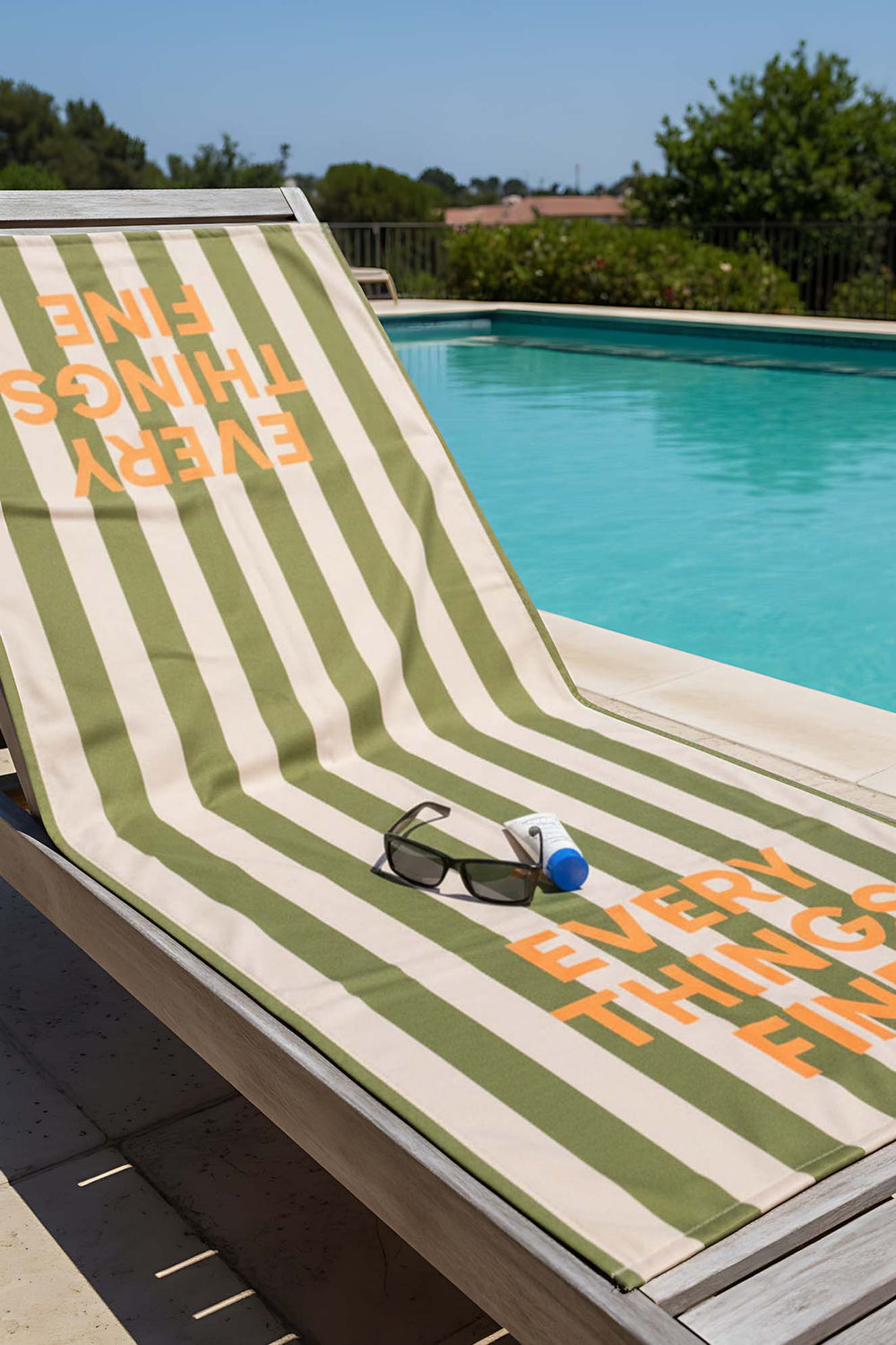 Every Things Fine Striped Beach Towel 70x150 cm