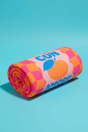 Con Amore Striped Beach Towel 70x150 cm