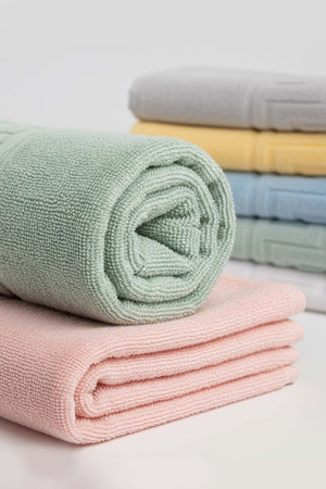 Pastel Greek 6-Piece 100% Cotton Hand Towel Set – 50×90 cm