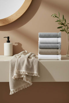 Jelena 6-Piece 100% Cotton Towel Set 50×90 cm