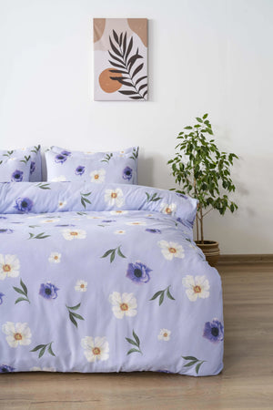 Wild Flowers Single Duvet Cover Set – Cotton
