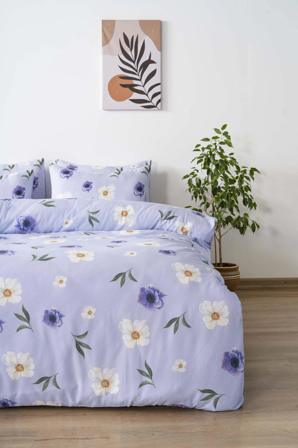 Wild Flowers Single Duvet Cover Set – Cotton