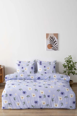 Wild Flowers Single Duvet Cover Set – Cotton