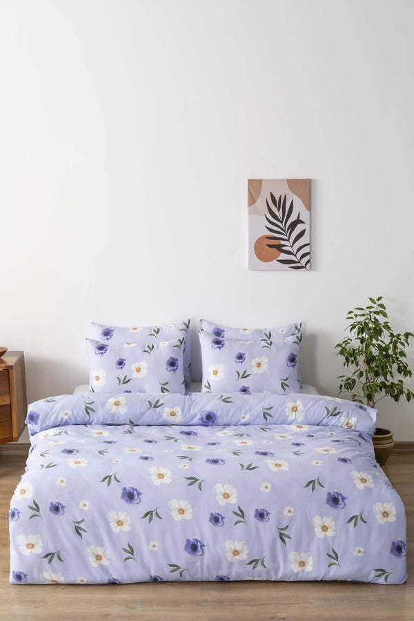 Wild Flowers Single Duvet Cover Set – Cotton