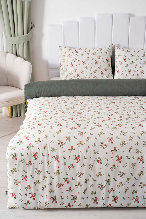 Lina Single Cotton Duvet Cover Set