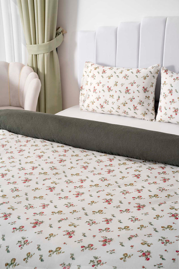 Lina Single Cotton Duvet Cover Set