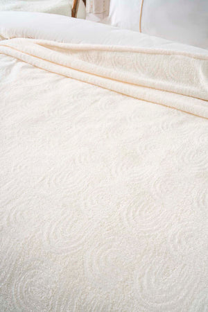 Viona Jacquard Raschel Rainbow Scandinavian Single Punch Bedspread