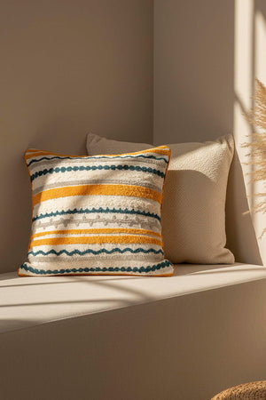 Ethnic Pattern Punch Decorative Cushion Cover 43x43 cm