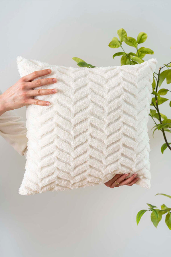 Dejavu Punch Diamond Pattern Decorative Cushion Cover