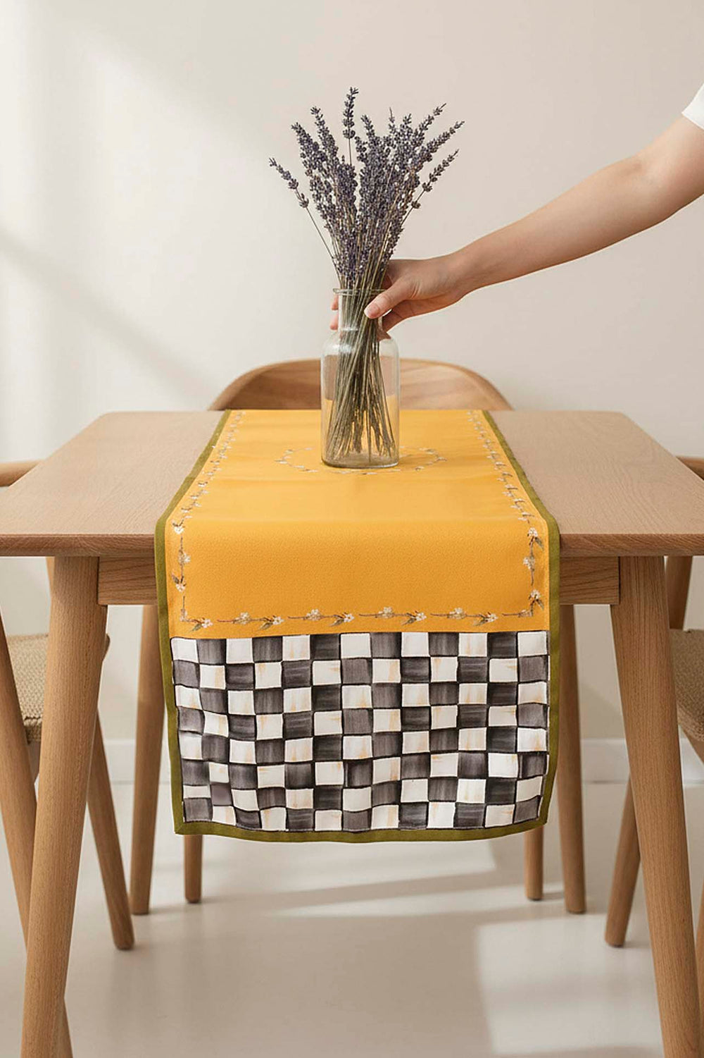 Linda Lemon Pattern Runner 45x150 cm