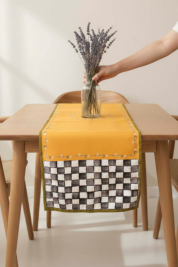 Linda Lemon Pattern Runner 45x150 cm