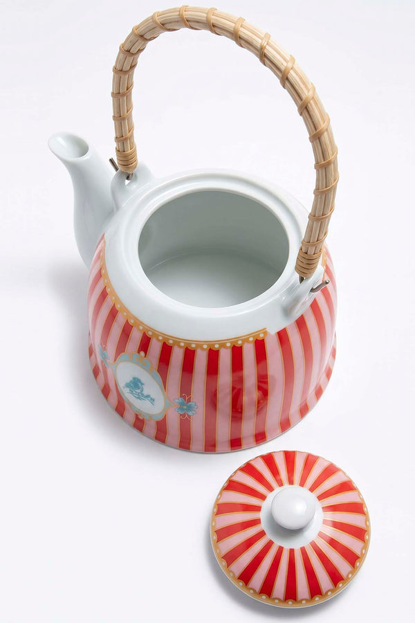 Bellisima Porcelain Teapot with Woven Handle
