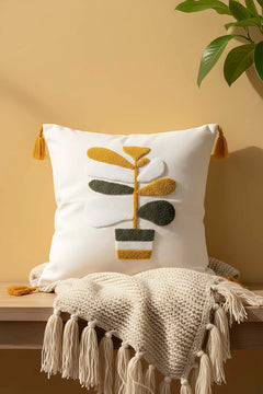 Potted Plant Pattern Punch Decorative Cushion Cover